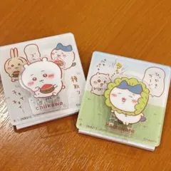 【匿名配送】ちいかわ　アクリルシーンクリップ　2種セット