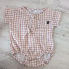 tete a tete チェック柄 ロンパース 70cmのサムネイル