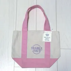 【新品未使用】Trader Joe's ミニ パステル キャンバストートバッグ