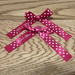 ディズニーパルパルーザ ミニーのファンダーランド デザインリボン2個