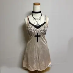 ピンク キャミソール レース コケット　ギャル グランジ パンク 姫 平成