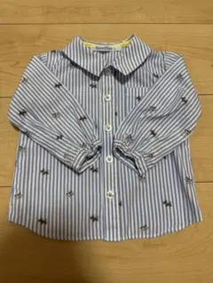 familiar テリア長袖シャツ 95cm未満