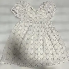リセマイン　Lycéemine. ワンピース 110cm リボン柄　半袖のサムネイル