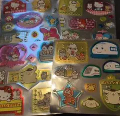 ◆ 平成 サンリオシールセット 4枚組 ◆ ぷっくりなし