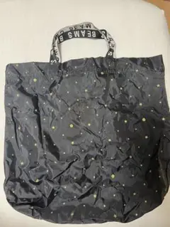 BEAMS 星柄 エコバッグ 黒