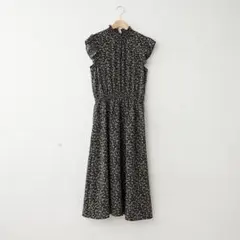 ロングワンピース 花柄