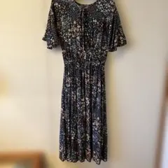 ナノユニバース　カシュクールマキシ丈ワンピース