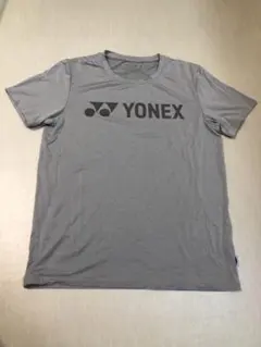 【美品】YONEX ヨネックス テニスウェア 半袖Tシャツ 灰 L