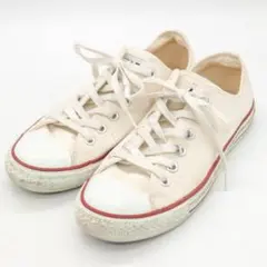 【定番人気】CONVERSE オールスター 白 24cm ローカット
