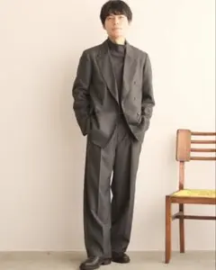 shiun】DOUBLE BREASTED JACKET＆PANTS - メルカリ