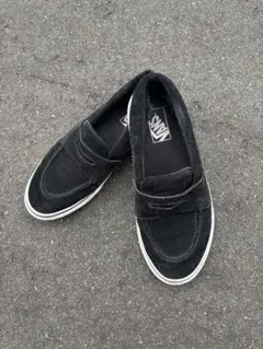人気モデルVANS スエード スニーカーローファー ブラックのサムネイル
