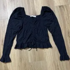 ZARA ザラ　パフスリーブニット
