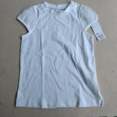 新品 GU GIRLS シアースリーブT 半袖 120cmのサムネイル