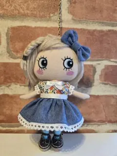 オーダー　イルメール　イーマリーちゃん　リバティ使用　ワンピース　ハンドメイド イルメール イーマリーちゃん ハッピードールワンピース リバティ生地