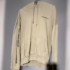 VISION STREET WEAR ベージュ パーカー L