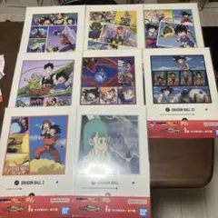 ドラゴンボール　一番くじ　クリアポスター　Ｉ賞 ブルマ等8点セット