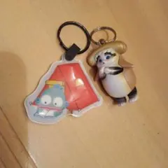 ハンギョドン ライト付きキーホルダー＆モフサンド　シュモクザメ　2点セットのサムネイル