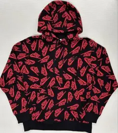 Nike ロゴパターン フリースパーカー size：L