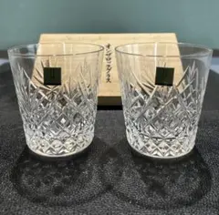 HOYAクリスタル オンザロックグラス 2個セット