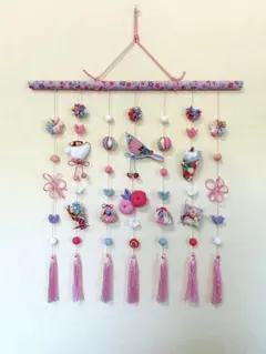 ちりめん細工　吊るし飾り　玉飾り 雛飾り　吊るし雛　下げもん　ハンドメイド ちりめん細工 吊るし飾り 玉飾り 雛飾り 吊るし雛 下げもん