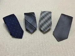【まとめ売り】メンズ ネクタイ4本セット