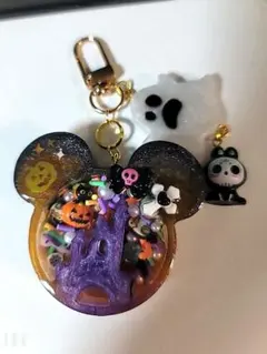 689ハロウィンシャカシャカレジンキーホルダー シェイカー