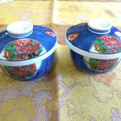 有田焼 蒸し椀 2客セット