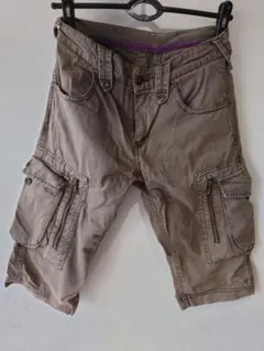 TRUE RELIGION カーゴショートパンツ ブラウン - メルカリ