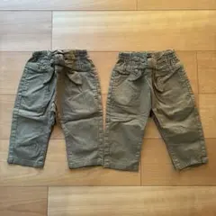80 apres les cours パンツ 2着セット 双子