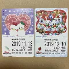 ディズニーフリーきっぷ　Sno Snow2019