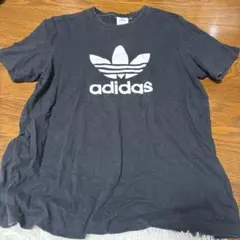 adidas 黒 Tシャツ