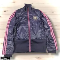 アディダス Y2K ジップアップジャケット M パープル K0294