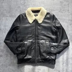 2000s A.P.C. mouton far leather jkt