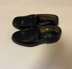 HARUTA ブラック ローファー 25.5cm