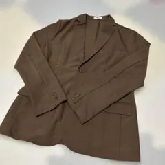 ブラウン セットアップジャケット