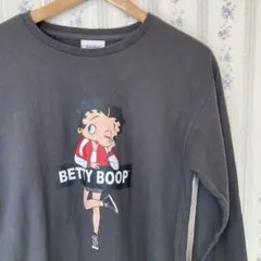 【キャラT】BETTY BOOP ヘビーウェイト クルーネック ロンT 丸首
