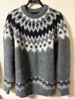 shipsシップス モヘア　ノルディックニットセーター