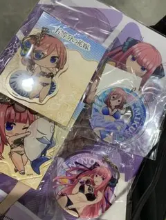 五等分の花嫁 アクリルキーホルダー 4個セット 中野三玖 中野二乃