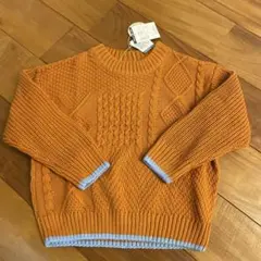 ケーブル編み セーター 110