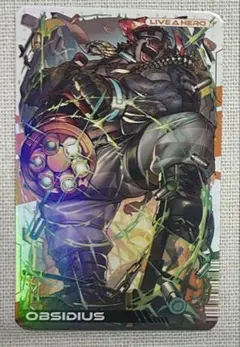 ライフワンダーズLIVEAHEROAGF2025ホログラムカードオブシディウス