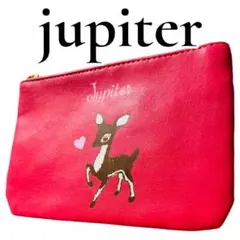 【極美品】jupiter ポーチ ミニ ピンク 梨花デザイン 付録 バンビ 鹿
