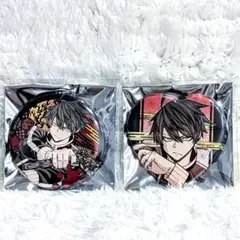 桃源暗鬼 全9種トレーディング 丸型＆ハート型 缶バッジ2点セット 一ノ瀬 四季