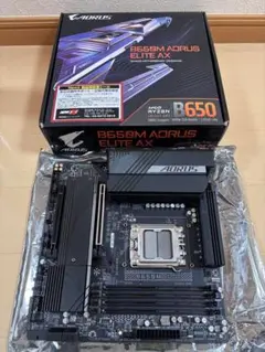 B650M AORUS ELITE AX (Rev. 1.3) マザーボード　黒