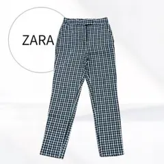 ZARA ギンガムチェック　パンツ