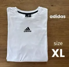 【2日間限定☆20%OFF】adidas ホワイト Tシャツ 半袖　XL