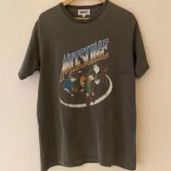 MITSUME ミツメ　グレー ビンテージ加工 Tシャツ L