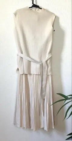 Mila Owenリブ編みプリーツスカートセットアップ2/11〜お値下げ