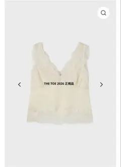 新品未使用The toe Sneek Lace Top ネイビーS - メルカリ