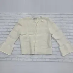 STRAWBERRY-FIELDS ショート丈カーディガン　タグ付き