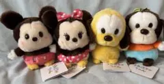 うるぽちゃちゃんミッキー・ミニー・プルート・グーフィー未使用品